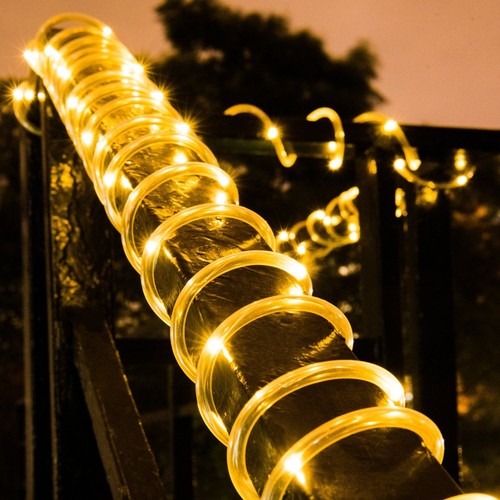 200LED Rope Tube Fairy String Lights Waterproof Outdoor Garden Lamp Plug in - Picture 2 of 6