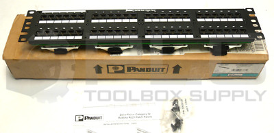 NEW IN BOX PANDUIT DP485E88TV25 DATA-PATCH CATEGORY 5E RJ45-RJ PANEL 48 PORT