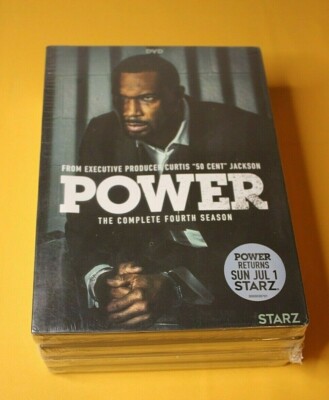 Power: Season 1-4 Complete Series (DVD,11-Disc) Brand New- Sealed