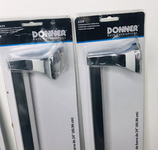 Moen Donner Contemporary Collection 24" Bath Towel Bar Set 2224 - LOT SET of 2