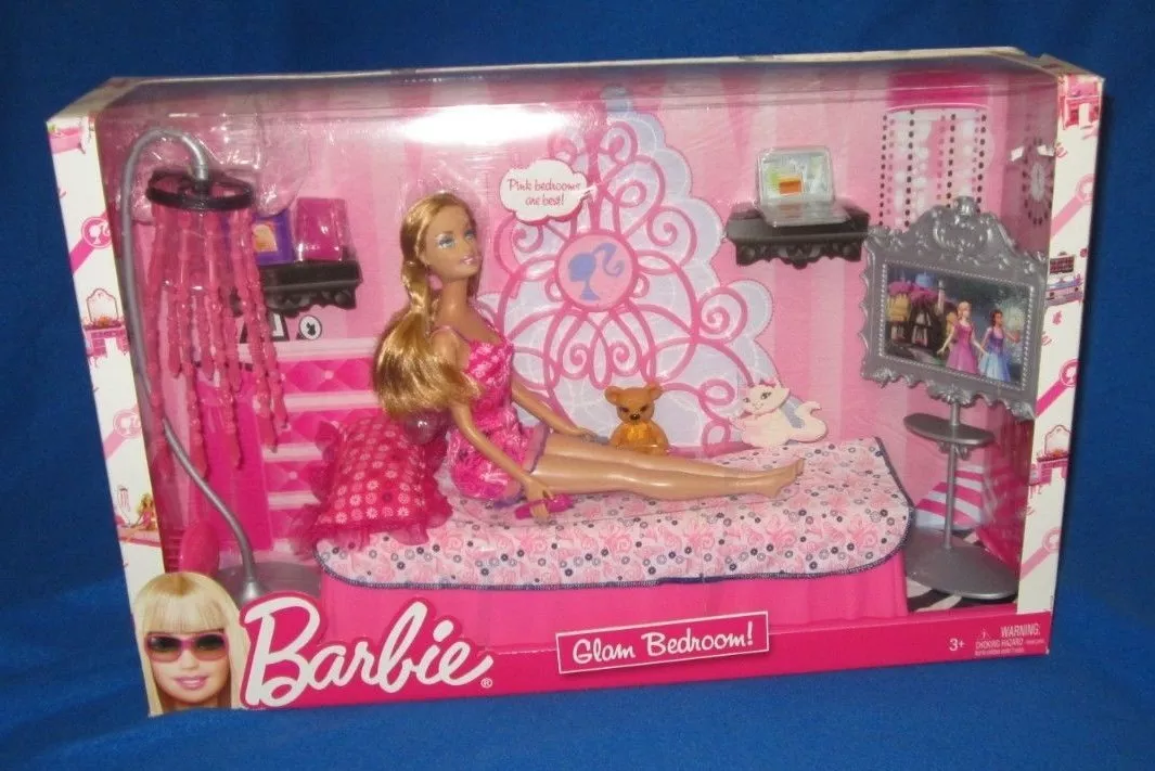 Barbie House 2 Floors Doll Transparente