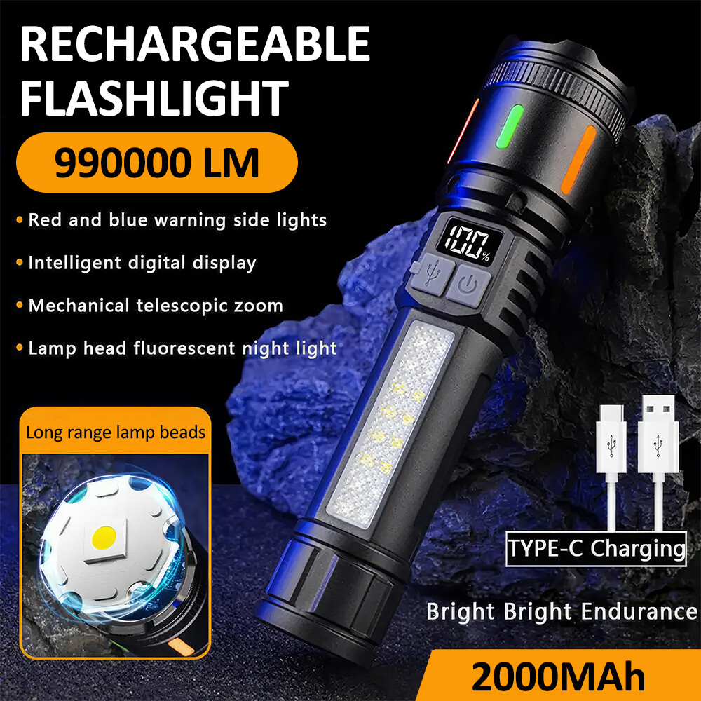 milwaukee flashlight 14-45-1825 Milwaukee 2113-21 - 500 lm Black USB Pivoting LED Flashlight