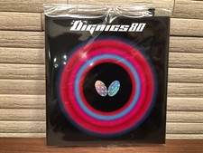 Butterfly Dignics 80 Table Tennis Rubber Ping Pong Black/Red New