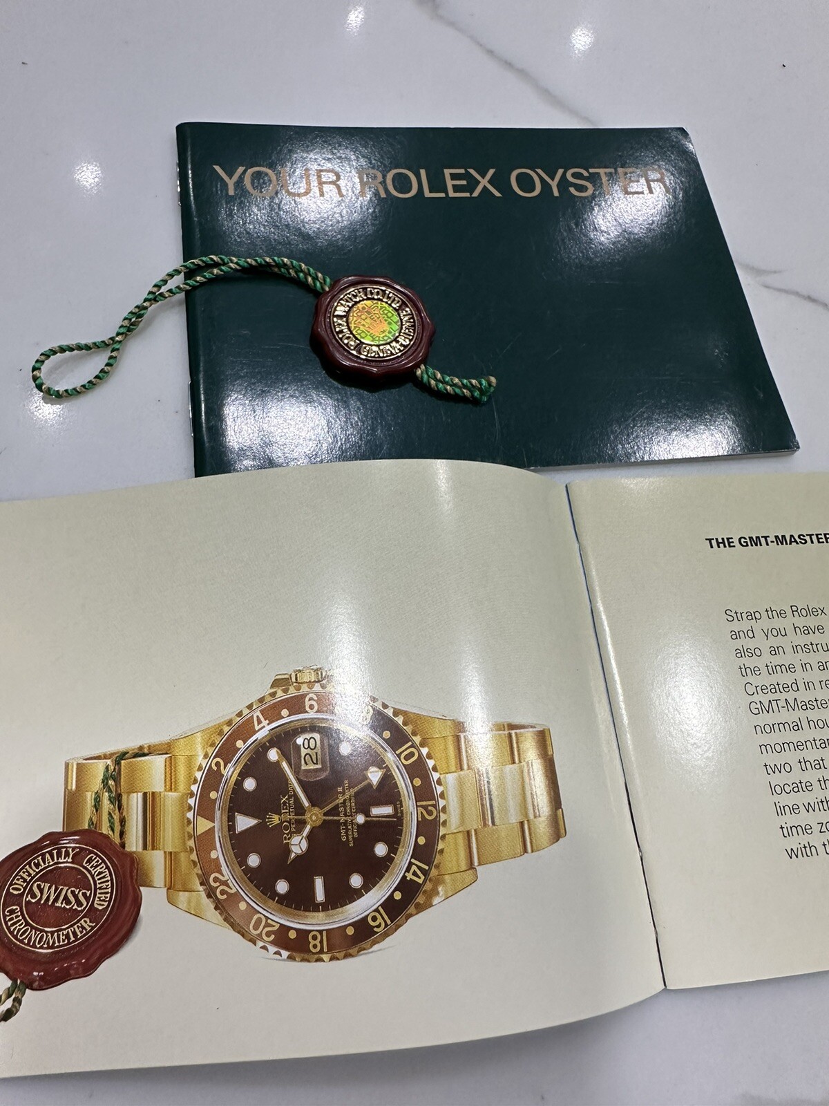 OEM Vintage 2000 Rolex GMT Master II Booklet SET Pepsi 16710 16718 16713 16700 image 3