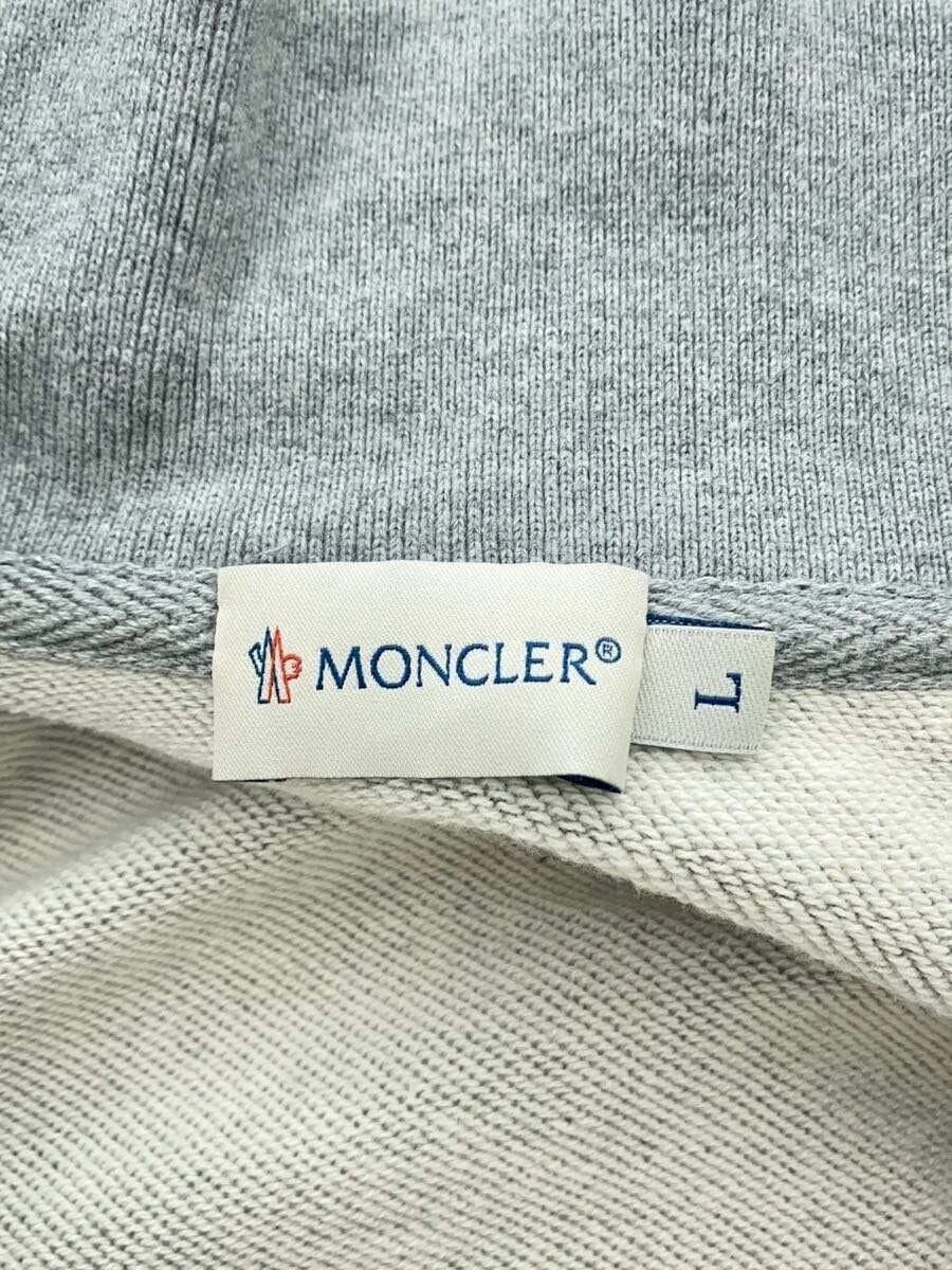 MONCLER FELPA CON CAPPUCCIO ZIP L COTONE GRIGIO 151 091 84314 00 MAGLIA CARDIGAN