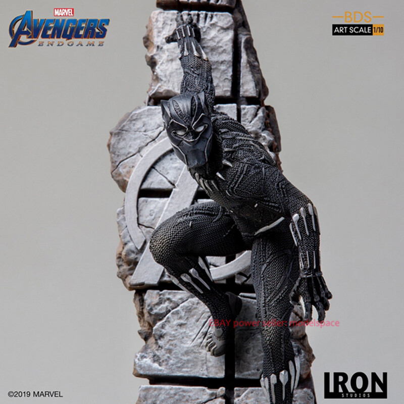 IRON STUDIOS Scale 1/10 Avengers 4 Black Panther Figure Statue in