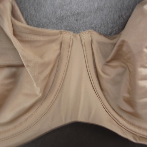 Cuup Bra 38E Tan Unlined Underwire Adjustable Clasp Back - Picture 3 of 11