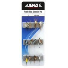 Jenzi Insect Imitations Fly Set Trout Selection Pro 12 Pcs. Bait