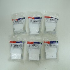 Leviton Surface-Mount QuickPort Box 41089-2WP 2-Port White NEW Lot of 6 