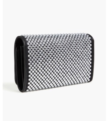 MOSCHINO Crystal-embellished twill clutch NWT | eBay MOSCHINO Crystal-embellished twill clutch NWT | eBay