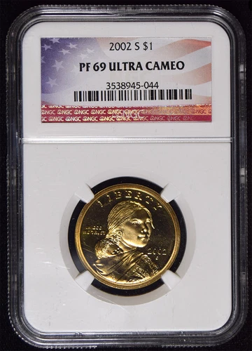 2002-S Sacagawea Dollar NGC PF-69 Ultra Cameo #044