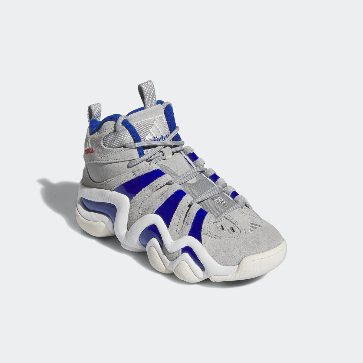 Sz 5.5- Adidas Big Kids Crazy 8 Basketball Shoes, Team Mid Grey