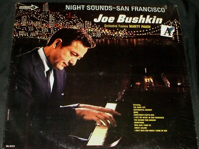 JOE BUSHKIN Night Sounds San Francisco LP ORIGINAL 1966 DECCA MONO NEW SEALED !!