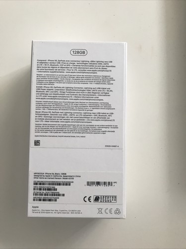 Apple iPhone XR - 128 Go - Noir (Désimlocké) - Photo 2 sur 4