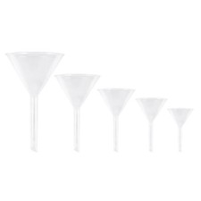 5pcs perfumes funnel Funnels Small Glass Beaker Cooking Funnel Kitchen Funnel