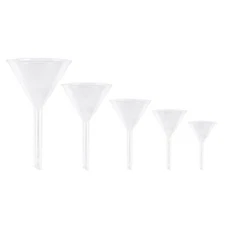 5pcs perfumes funnel Funnels Small Glass Beaker Cooking Funnel Kitchen Funnel