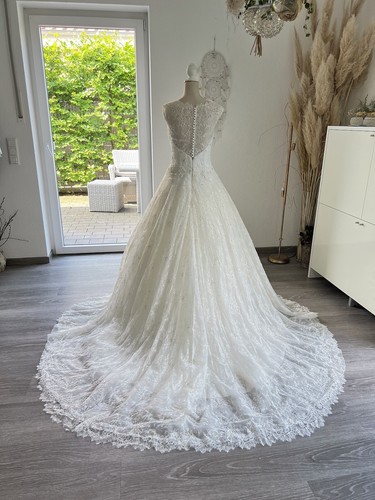 Demetrios Brautkleid Hochzeitskleid Boho Vintage spitze Gelinlik Prinzessin - Bild 3 von 19