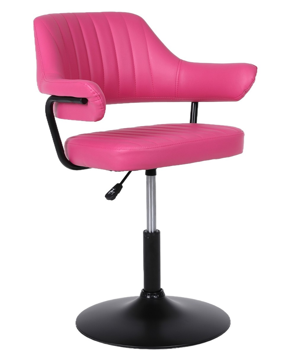 Pink Salon Chairs Pink Salon Chair For Hair Stylist, Reclining