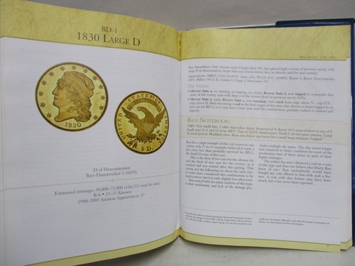 Moneda de oro temprana de Estados Unidos Variedades Estudio de los estados 1795-1834 Dannreuther Bass Jr. - Imagen 9 de 16