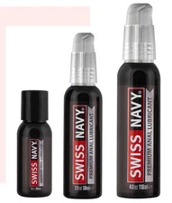 New Swiss Navy Premium Silicone Anal Lubricant Lube Clove Oil Massage 1 2 4 oz