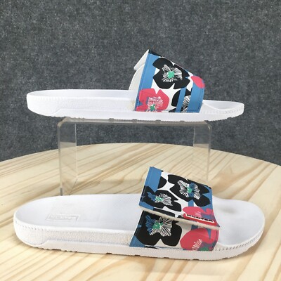 Hunter Sandals Womens US UK Flip Flop Slides Multicolor Floral  Stripe