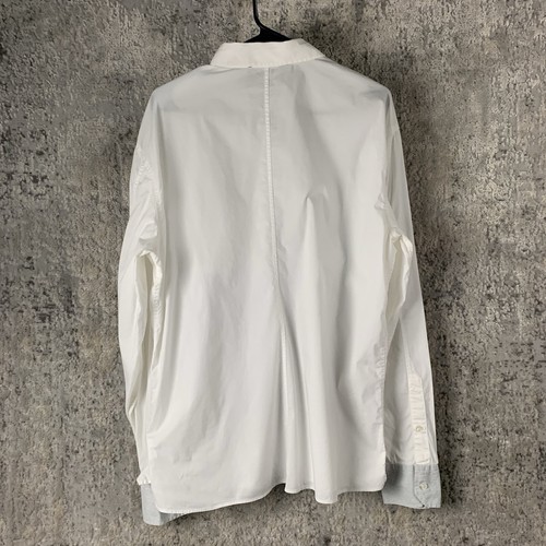 Love Moschino Shirt XXL 2XL White Button Up Pocket Long Sleeve Designer Men’s - Picture 11 of 18