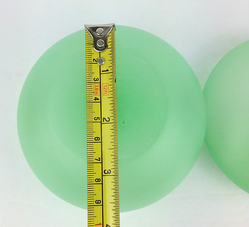 Pale Green Frosted Decanter for Cotton Balls Apothacary Jar w Lid Vintage - Picture 15 of 15