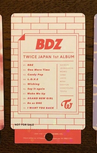 DOS VECES TZUYU High cinco eventos JAPÓN versión limitada Tarjeta fotográfica oficial sin perforar una vez - Imagen 14 de 28
