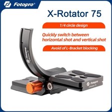 Fotopro X-Rotator 75 Arca Rotatable Horizontal-To-Vertical Camera Mount Plate