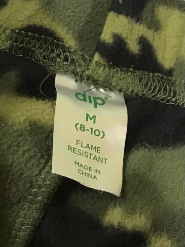Dip Camouflage Boys Fleece Pajama Pants Size 8-10 (BIN AQ) - Picture 2 of 3