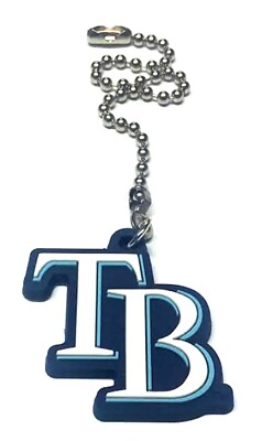 TAMPA BAY RAYS LIGHT PULL LOGO SOFT PLASTIC MLB 6'' CHAIN QUICK CONNECTOR