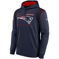 NEW ENGLAND PATRIOTS 2021 Nike Sideline Logo Performance Hoodie Men's XL