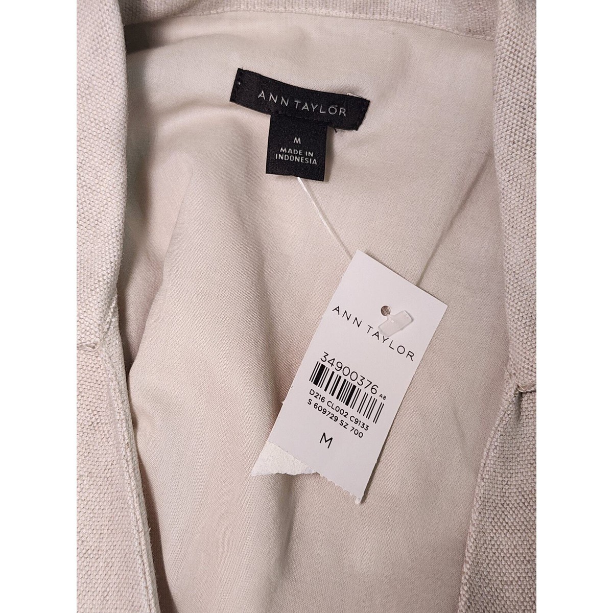 emerson linen-blend puff sleeve mini dress Emerson Puff Sleeve White Mini Dress • American Threads Women's Clothes White / L main image 1