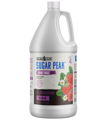Earth Juice Sugar Peak Grand Finale 1gallon OMRI Organic certified  all-natural