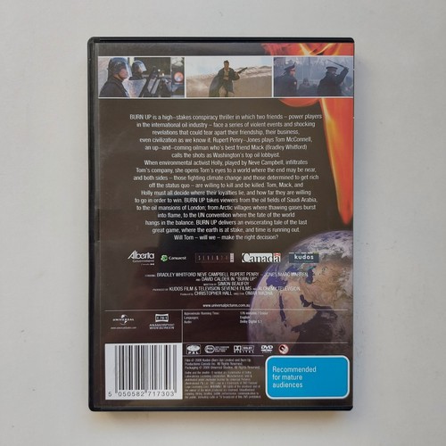 BURN UP DVD Region 4 (2008 thriller mini-series, show) Bradley Whitford - Bild 2 von 4