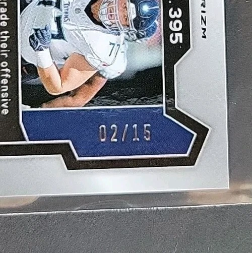 Peter Skoronski 2023 Prizm Forrest Camo #2/15 Prizm RC #395 - Rare SSP Rookie - Image 3 of 4