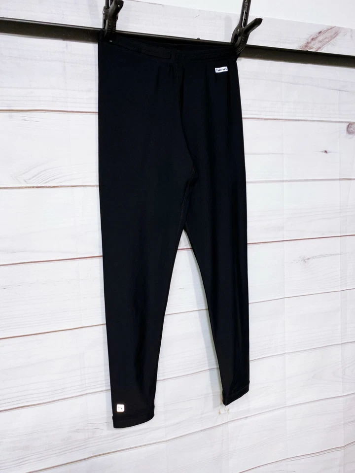 Задние женские укороченные леггинсы размер M черные эластичные на талии эластичные узкие с шнурком - Изображение 3 из 4