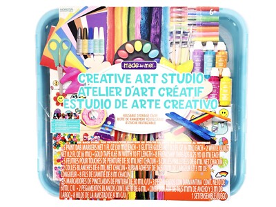 Made By Me Arts & Crafts Creative Studio All in One 1,000 pcs Craft Kit, Kids 6+