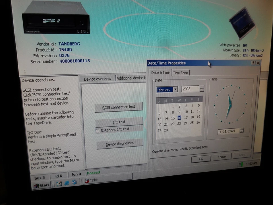 Tandberg Data Dell TT974 420LTO SCSI ULTRIUM2 LTO-2 Internal Tape drive TESTED - Image 4 of 4