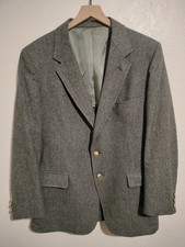 Pendleton Country Traditionals Vintage Men Wool Gray Blazer Sports Coat