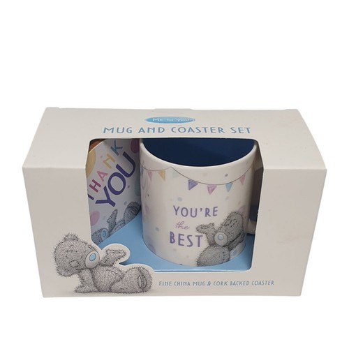 Tatty Teddy Mug and Coaster Gift Set Fine China Mug & Cork Backed Coaster –£9.99 - Picture 2 of 7