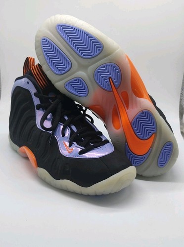 Größe 7Y Nike Little Posite One GS "Twilight Pulse" Schuhe schwarz/orange 644791-008