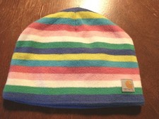 Carhartt Child/Youth One Size Fits Most Quality Hat Lined In Fleece Warm Ski EXC