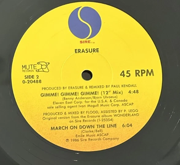 ERASURE oh l'amour 12" MAXI~ELECTRONIC HINRG EURO DISCO~NM-1986 Foto 4 de 4