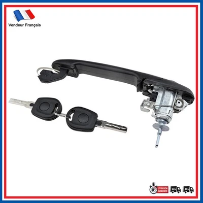Poignée de Porte AVG/AVD avec 2 Clés pour VW Sharan Seat Alhambra 7M0837207B - Photo 1/4