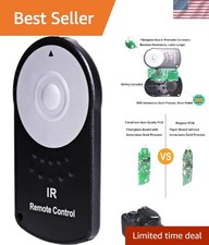 Lightweight Infrared Remote Control for Canon - Ergonomic Design with Battery