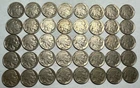ROLL of 40 full date Indian Head BUFFALO NICKELS. Exact coins shown. #73