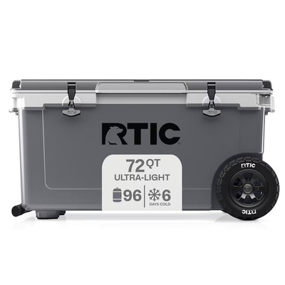 RTIC Outdoors Ultra Light White Grey 72 Quart(s) Hard Insulated Wheeled Chest co