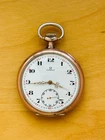 2P824 Antique Omega silver pocket watch