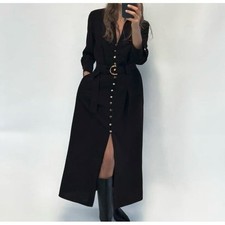 NWOT Zara BELTED MIDI SHIRTDRESS SIZE MEDIUM
